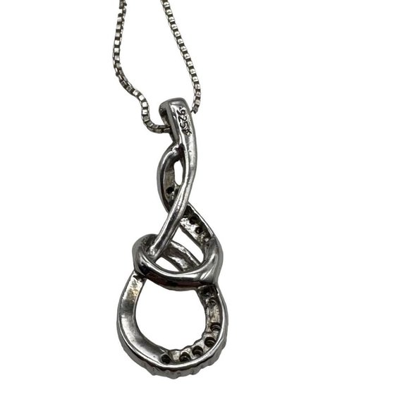 Kay Jewelers Silver and Black Necklace - Picture 3 of 12